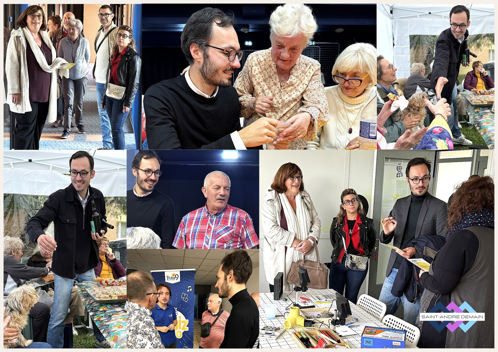 L’équipe Saint-André Demain sur le terrain ce week-end